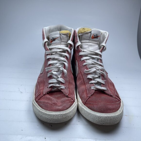 NIKE BLAZER MID '77 SUEDE HABANERO RED-WHITE-SAIL-BLACK Men SZ 7.5 - Picture 5 of 16